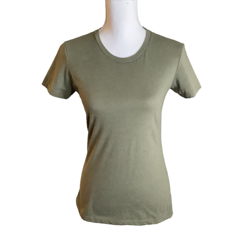 Next Level Womens Camo Green Stretch Muscle Tee S